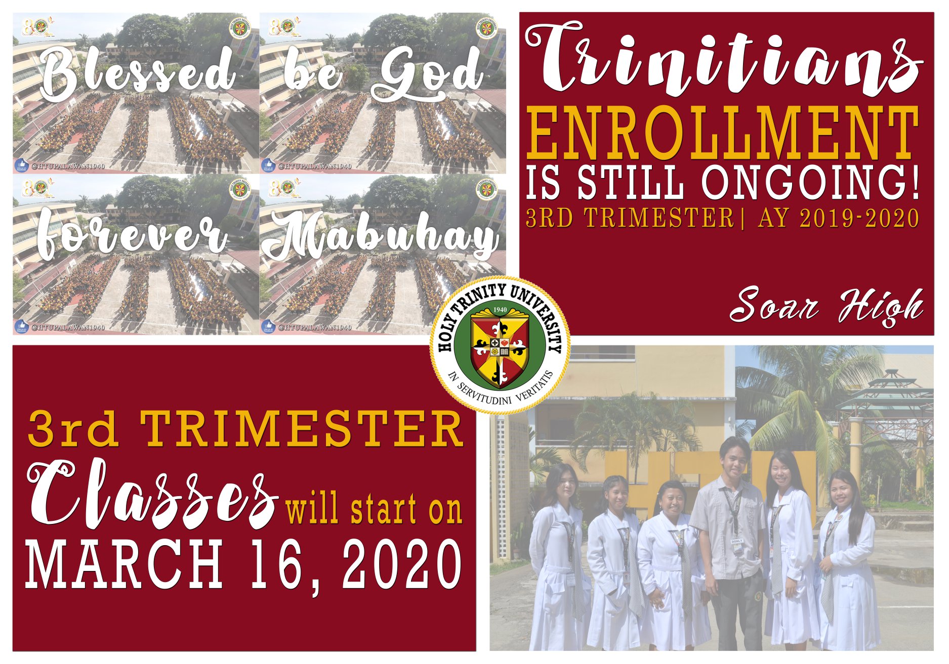 Enrollment for 3rd Trimester SY 2019-2020