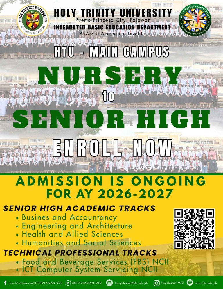 Announcement: HTU Main Campus admission is ongoing for AY 2026 – 2027