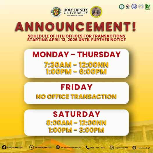 OFFICIAL ANNOUNCEMENT